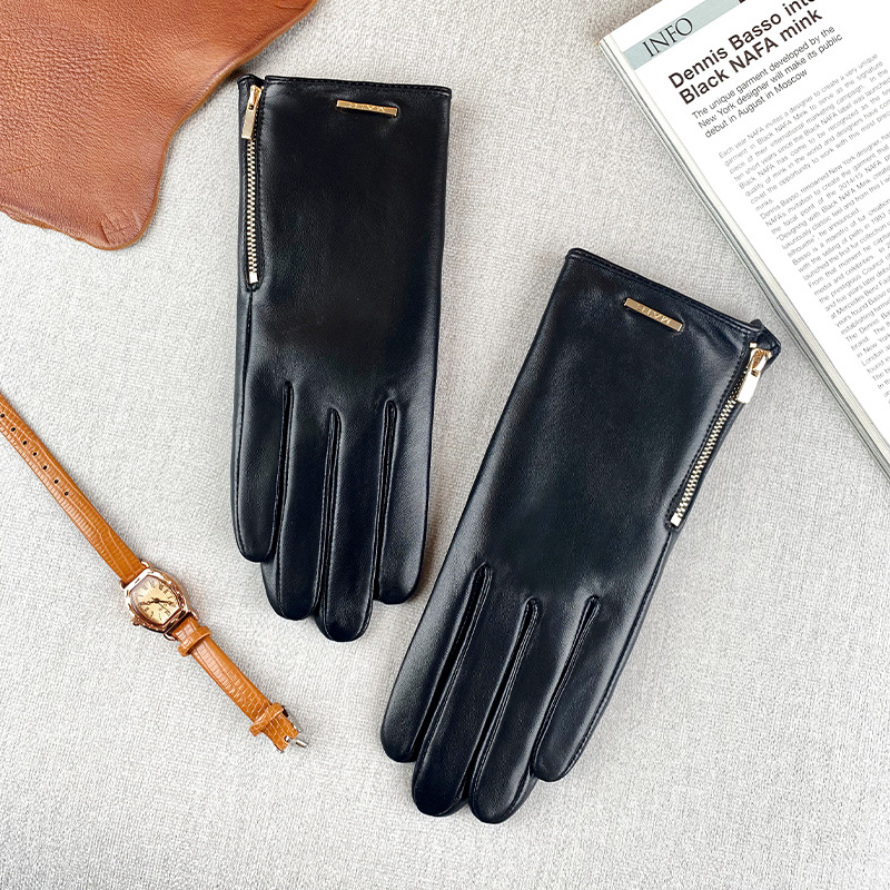 Women Fashion Slim Fit Top Lay - Leather Driving Glove ulasan dan harga