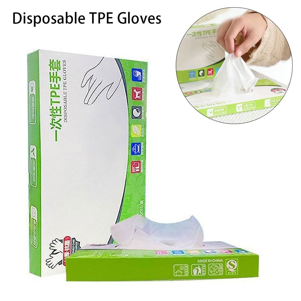 100Pcs Household Acid Work Saf - Latex Disposable Glove ulasan dan harga