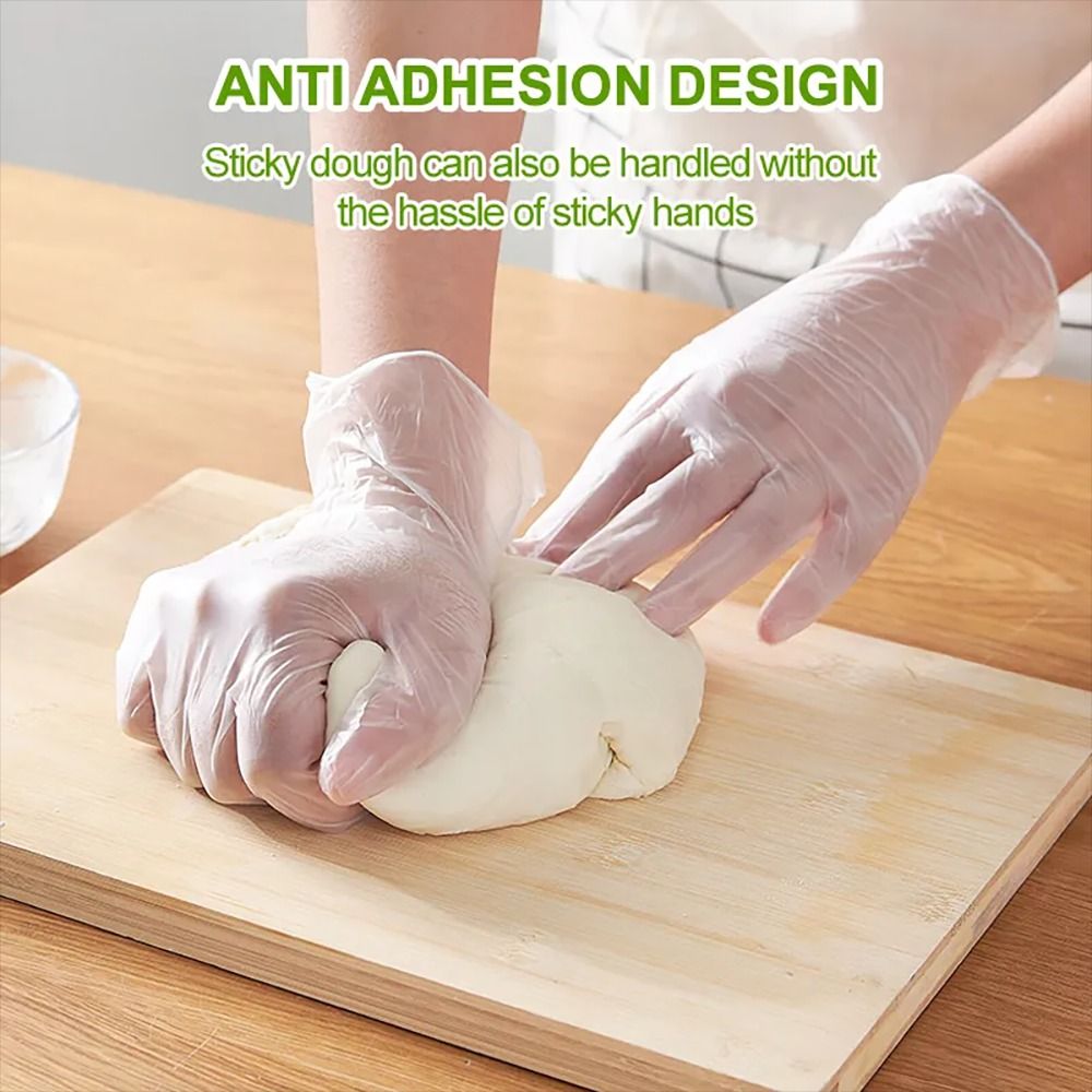100Pcs Household Acid Work Saf - Latex Disposable Glove ulasan dan harga