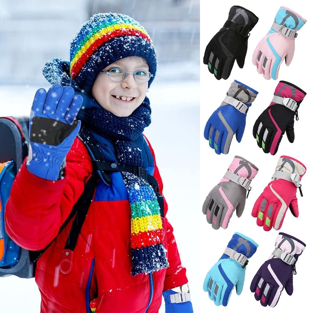 Cute Windproof Children Ski Gl - Ski Glove Waterproof ulasan dan harga