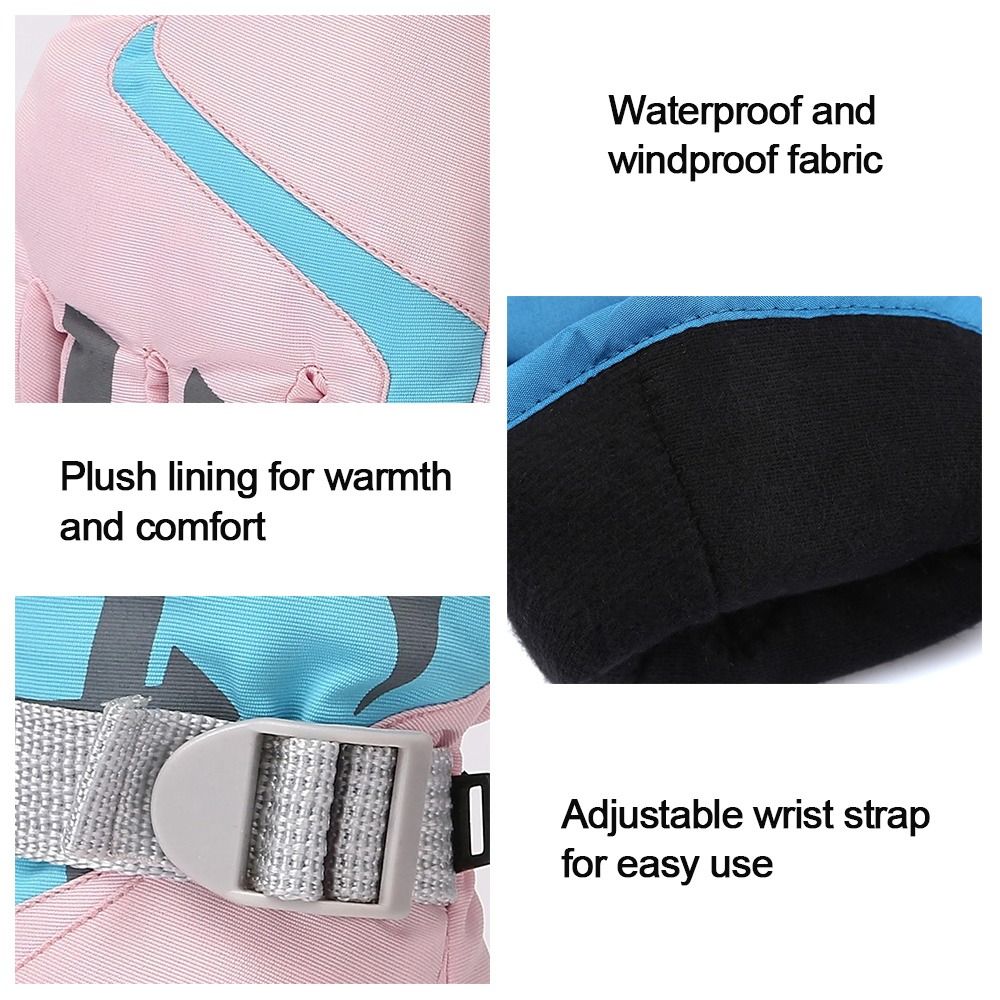 Cute Windproof Children Ski Gl - Ski Glove Waterproof ulasan dan harga